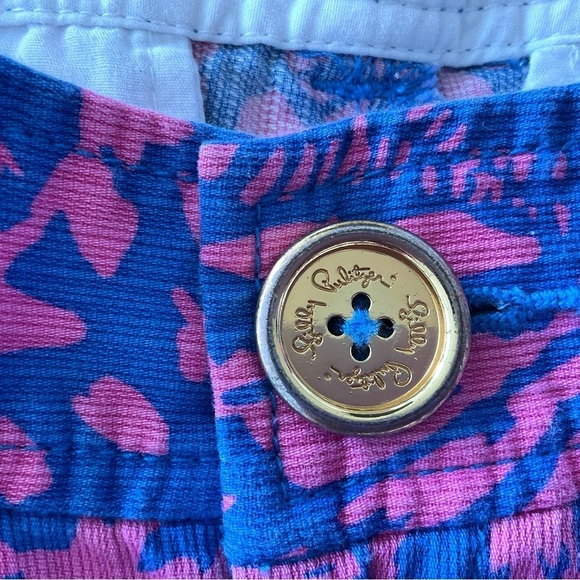 Lilly Pulitzer Callahan Rolling In Grass Zebra Shorts Size 0 - Picture 5 of 10